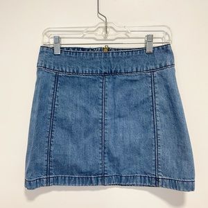 FreePeople denim skirt